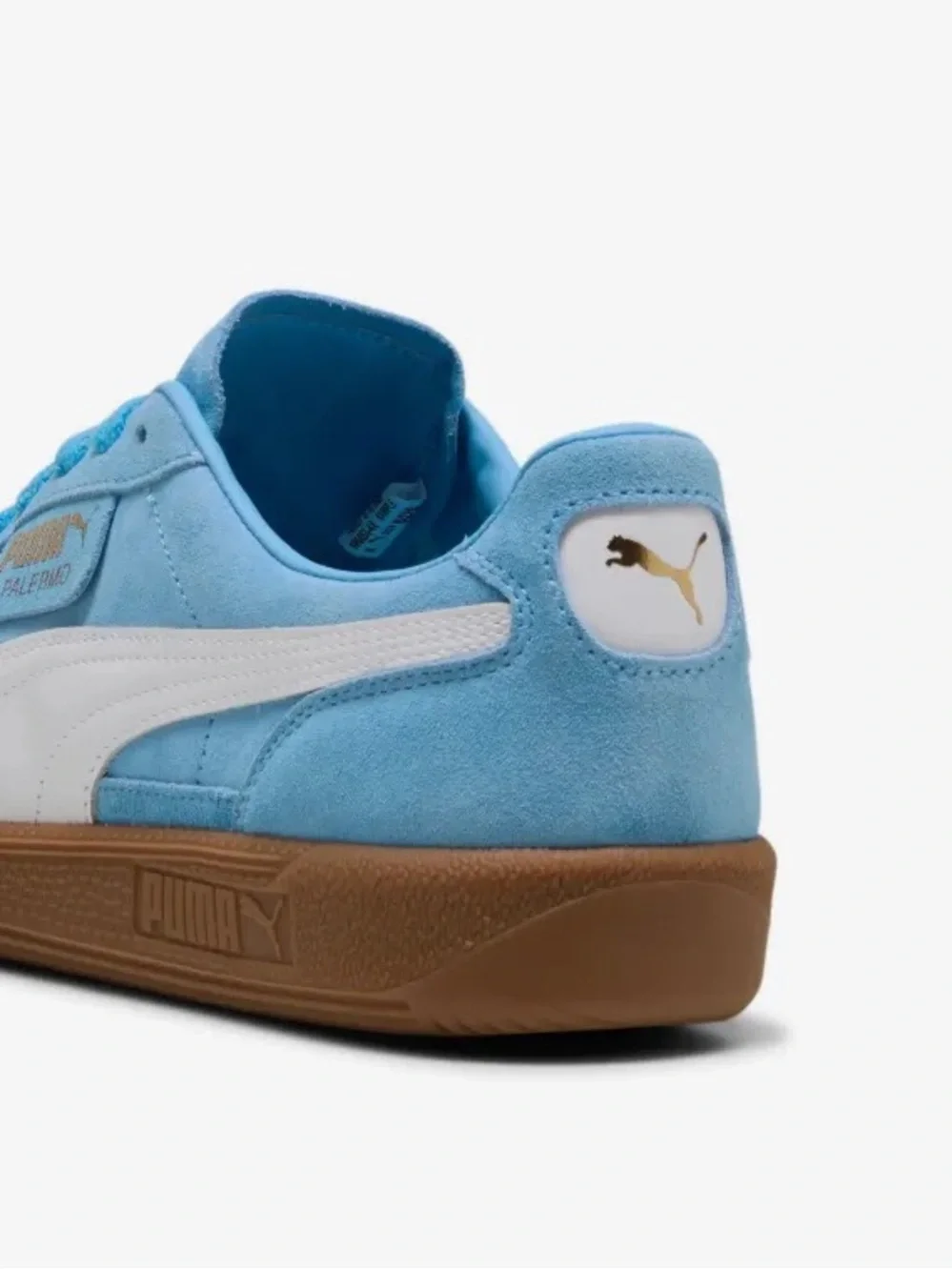 NEW PUMA Palmero Trainers, Light Blue Sneakers
